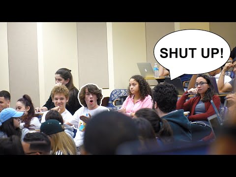 Disturbing Lecture Prank!