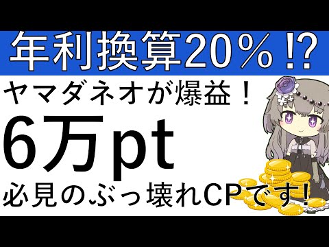 【中止となりました】ヤマダネオがぶっ壊れCPを開催します！6万pt貰える爆益CPはこちら！※こちらのCPは中止となりました。詳しくは概要欄にて。