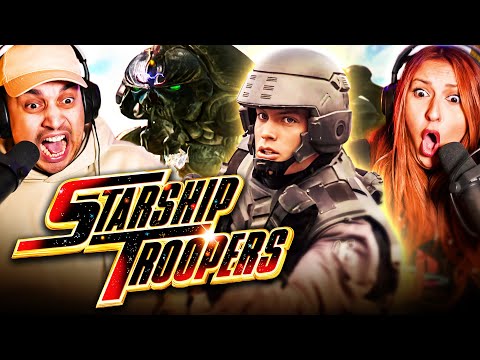 STARSHIP TROOPERS (1997) MOVIE REACTION - MORE TO IT THAN WE THOUGHT! - FIRST TIME WATCHING - REVIEW