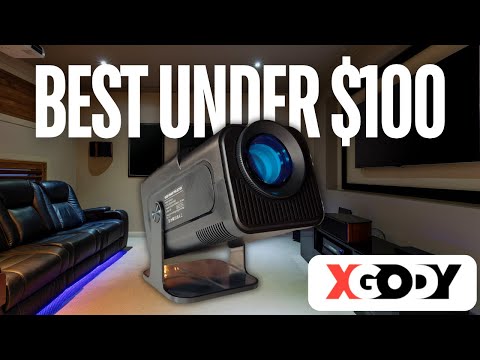 THE BEST UNDER $100 PORTABLE PROJECTOR EVER! XGODY GIMBAL 5 REVIEW