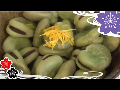 Boiled broad beans with salt✿Japanese Food Recipes TV