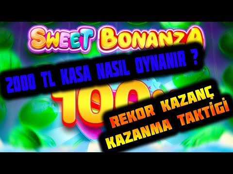 SWEET BONANZA 💥 2000 TL Kasa Nasıl Oynanır ? Kazanma Taktiği Rekor 💥💰 #sweetbonanza #slot #casino