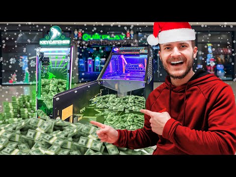 You Won't Believe How Much MONEY Our CHRISTMAS ARCADE Made!