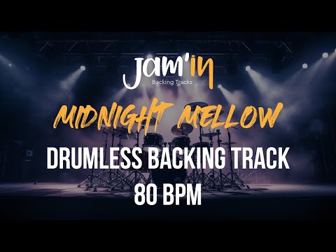 Midnight Mellow Drumless Backing Track 80 BPM