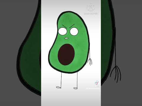 He's a very angy Avocado #art #artshorts #shorts #oc #animation #ocanimation