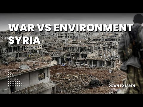 How has the Syrian civil war affected its environment?