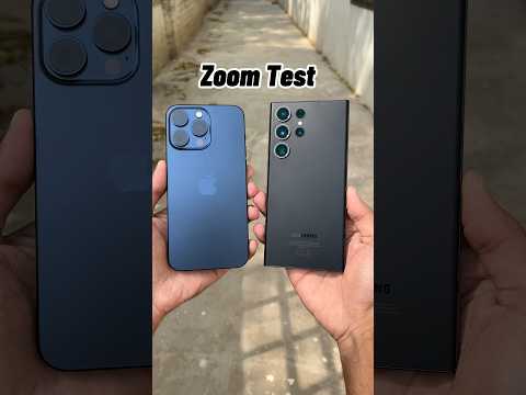 iPhone 15 Pro Max vs Samsung Galaxy S23 Ultra | Zoom Test!