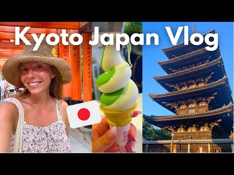 Kyoto Vlog Summer 🇯🇵 ⛩️ (Shinkansen from Mount Fuji to Kyoto)