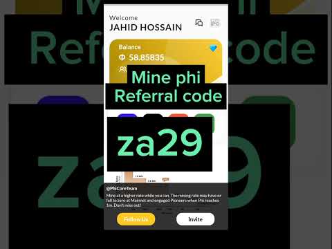 Mine phi referral code. mine phi Mining apps referral code