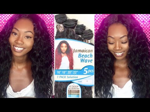 Outre Jamaican Beach Wave ‼️ 1 Month Review ! Hot Glue Gun Wig for $20