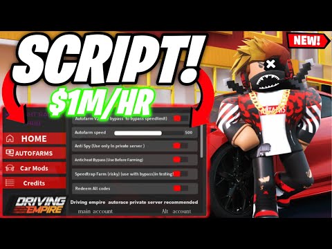 DRIVING EMPIRE SCRIPT PASTEBIN 2022 | AUTO FARM + INFINITE MONEY SCRIPT HACK GUI *Roblox*