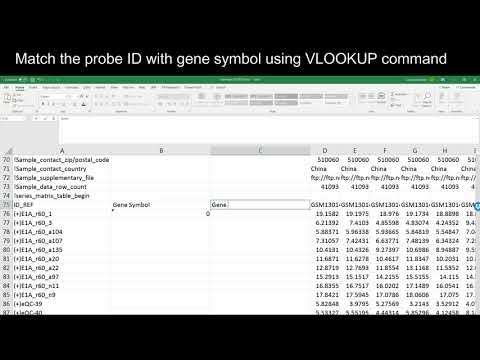 Preprocessing and Annotation of GEO Dataset