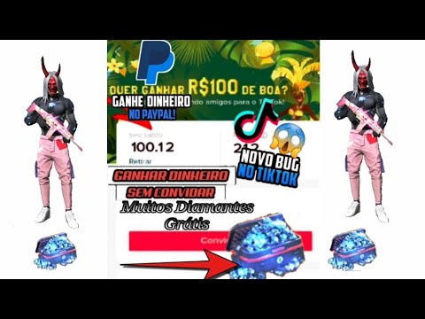 CORRE😱NOVO MÉTODO PRA GANHAR MUITO MAIS DINHEIRO NO TIK TOK E COMPRAR DIAMANTES GRÁTIS NO FREE FIRE