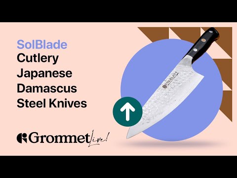 Sol Blade Cutlery Japanese Knives with Exceptional Cutting Power | Grommet Live