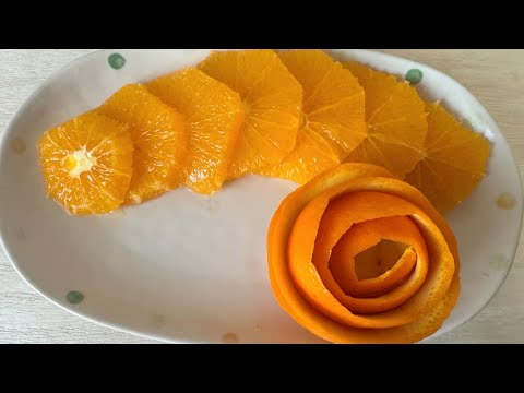 Simple Way to Serve an Orange 😍