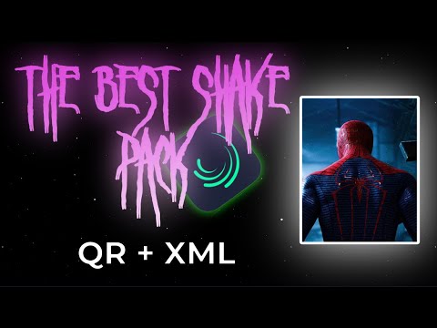 The BEST SHAKE PACK on Alight Motion (QR + XML + LINK)