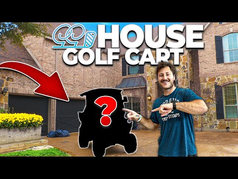 I got a custom golf cart for the Good Good house