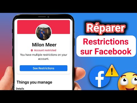 Comment enlever la restriction d'un compte Facebook ? (nouvelle méthode)