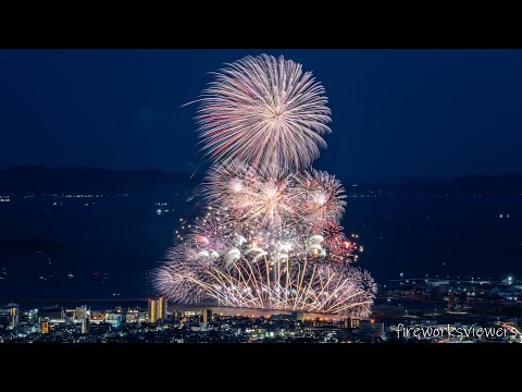 2024.07.28 蒲郡まつり納涼花火大会 オープニング特大ワイドスターマイン