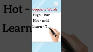 Spoken English Opposite Words Shorts#spokenenglish #english#englishlearning #englishcoaching#shorts