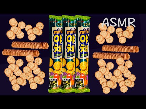 ASMR - LOTTE Mini Vegetable Cracker to SandWich