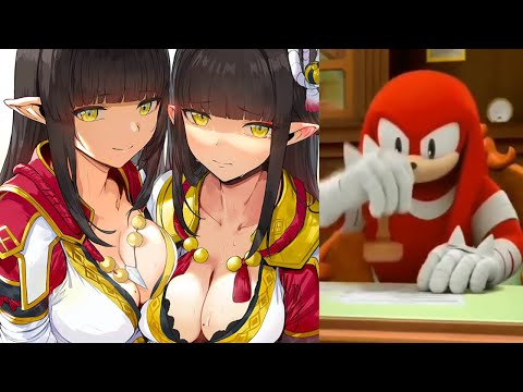 Knuckles rates all the Monster Hunter Girls