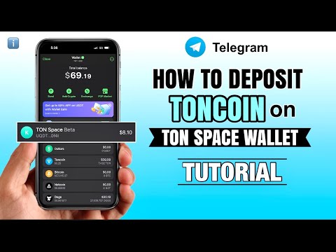 How to Deposit Toncoin $TON on Ton Space | Telegram Wallet Step-by-Step Tutorial