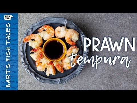 Fried PRAWN Shrimp TEMPURA Recipe | Bart van Olphen