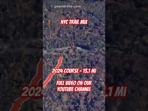 NYC Trail Mix 2024: fly over the half-marathon course! Video of the race path.