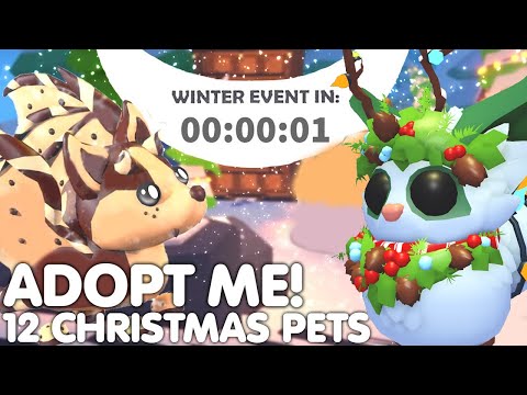 ❄️ALL 13 NEW CHRISTMAS PETS RELEASE!🎄ADOPT ME HUGE MINIGAMES + CHRISTMAS EGG! +ALL INFO ROBLOX