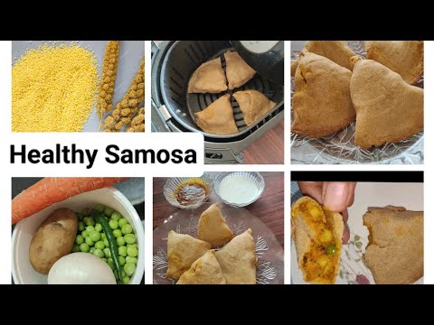 Healthy Millet Samosa #sundayspecial #healthy #milletrecipes #airfryerrecipes