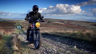 Triumph street scrambler 900 | Getting dirty in rugged Wales Uk | Off road