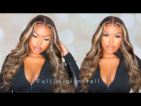 New 13x4 Balayage Highlight Wig | Full Detailed Install Ft MegaLook Hair