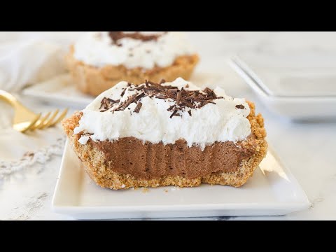 French Silk Pie for Two | Small Batch Dessert