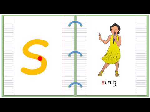 Lowercase Alphabet Letter S Learn to Read and Write