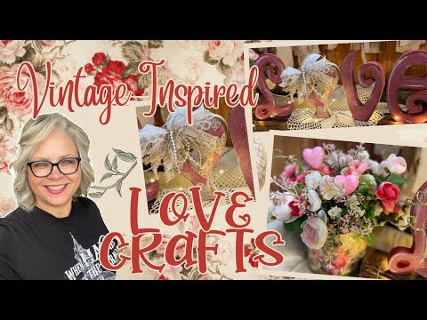 *NEW FOR 2024* Vintage Inspired LOVE Projects 🌸🌿💞 Hobby Lobby Thrift Flip Floral