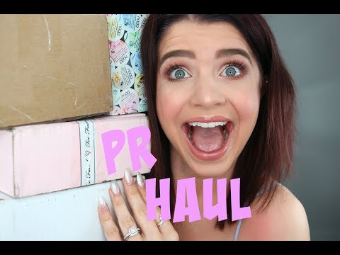 PR HAUL | UNBOXING TOO FACED | BECCA | FLIRT COSMETICS & MORE!! | MAKEUP0MOLLY