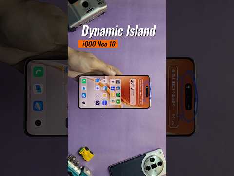 iQOO Neo 10 Dynamic Island Does and How to Use It #shorts #shortvideo