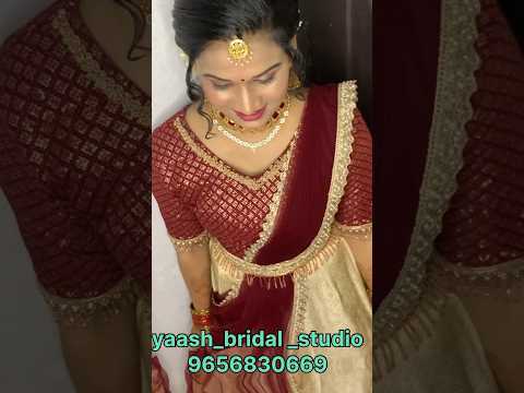 Simple engagement bride ✌️.budget friendly packages. .9656830669( whtsup📞&📩) #bridalmakeup