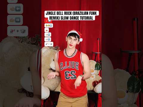 DJ JINGLE BELL ROCK (BRAZILIAN FUNK REMIX) SLOW DANCE TUTORIAL | NEW TREND DC FOR CHRISTMAS WITH FAM