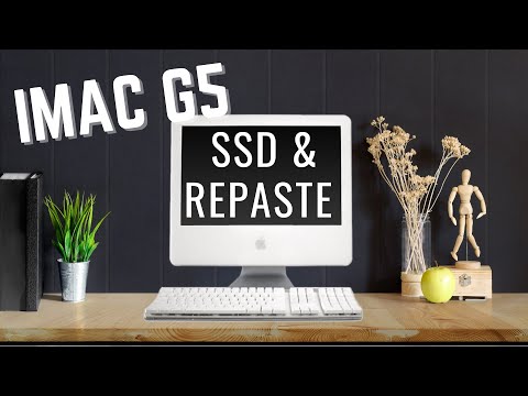 How to install an SSD in an iMac G5 & Replace Thermal Paste