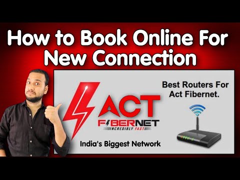 How to book ACT fibernet online for new Connection | Book Online ACT Fibernet Broadband on Mobile