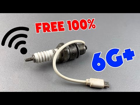 Free internet Using Magnet  New idea Free WiFi 100%