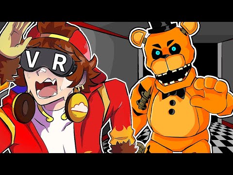 RUNNING FOR MY LIFE IN FREDDY'S VR MAZE! | Freddy Ignited