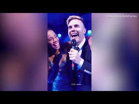 Gary Barlow sings happy birthday to Rochelle Humes as she turns 30