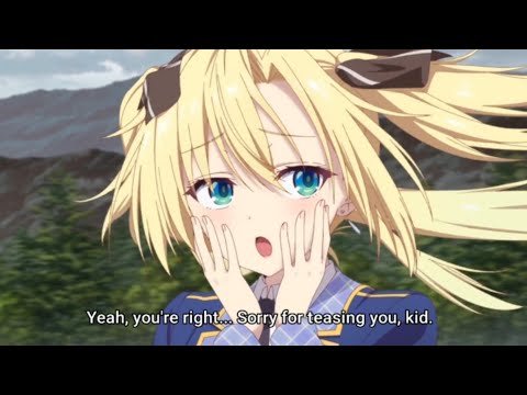 Regina teases Leo in a lewd way | Seiken Gakuin no Makentsukai,聖剣学院の魔剣使い Ep 1