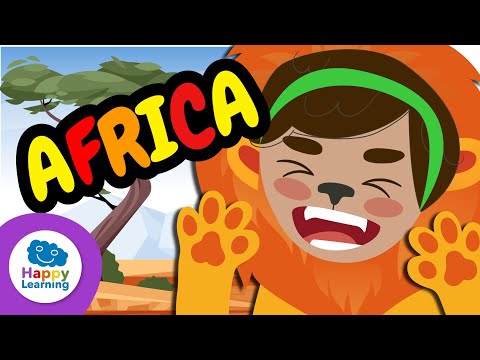 🌍🐘 AFRICA: THE WONDERFUL CONTINENT | Fun Facts for Kids | Happy Learning