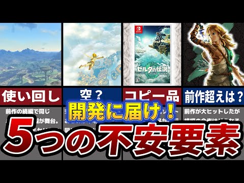 【開発へ届け】ティアキンの5つの不安要素【ゼルダ】