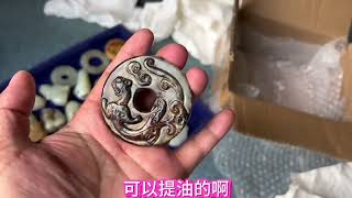 今日捡漏古代玉龙环 沁色真好 等级真高 近几年收获最好的一件玉环  #古玉文化传播 #玉文化 #寻觅藏传老物件 #让老祖宗留下的东西继续发挥作用