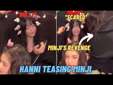 Hanni *TEASING* Minji on live & Minji wasn’t enjoying it